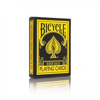 Bicycle Rider Back Reverse kortos (geltonos ir juodos sp.)